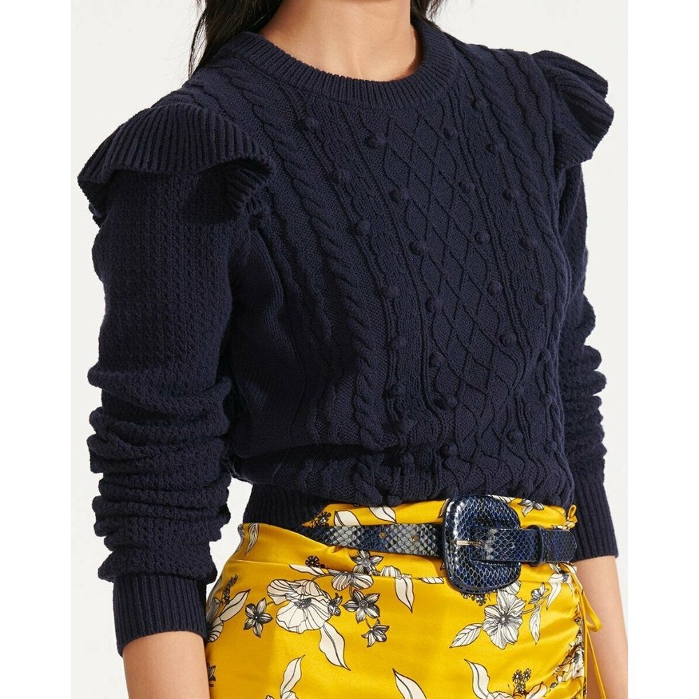 NEW NWT $395 Veronica Beard Earl Crewneck sweater - Picture 4 of 5